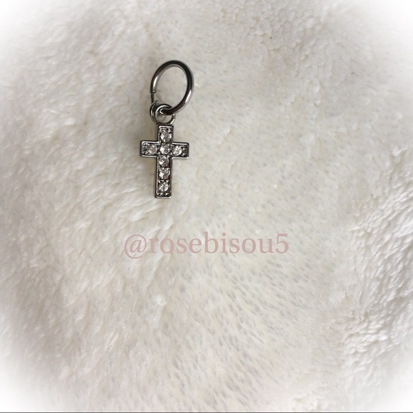 [Faux] Belly Piercing Rhinestone Cross - Picture 2 of 6